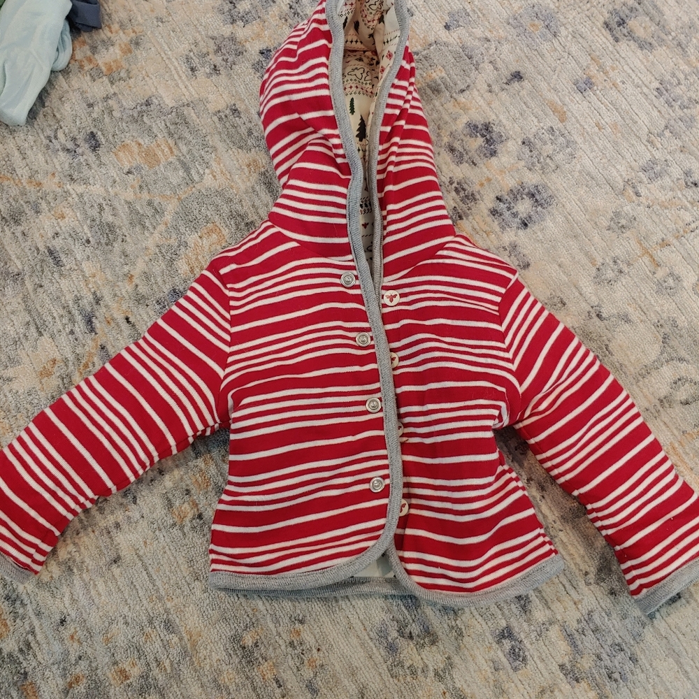 Burt's Bees Baby reversable winter coat